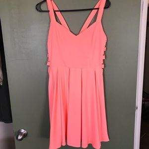 Neon Peach Dress from Francescas